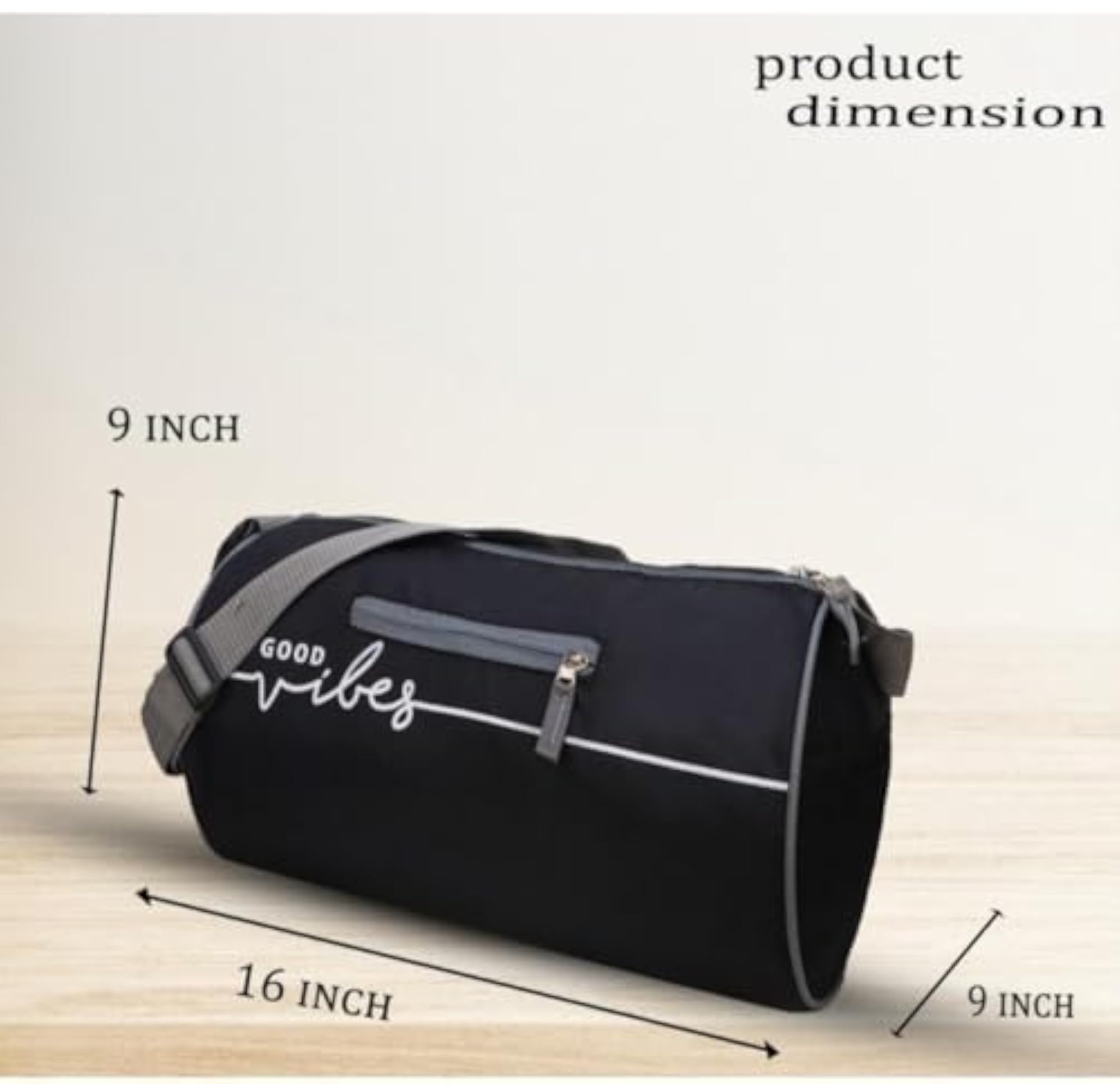 Unisex Gym Bag with Shoe Compartment