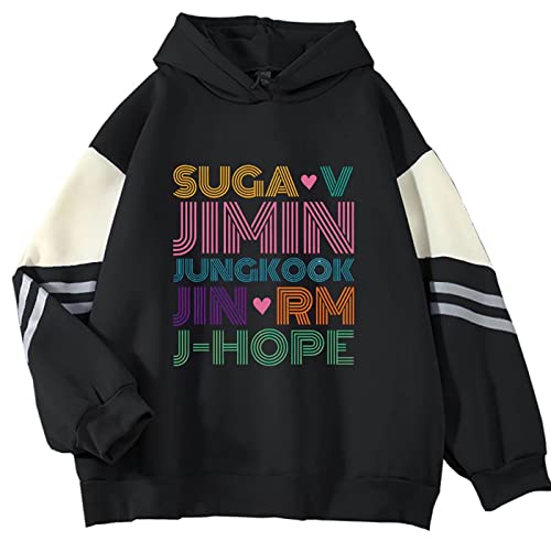 Dolpind BTS - Sudadera con Capucha para Hombre, Diseño de Cachorro, con Texto Love...