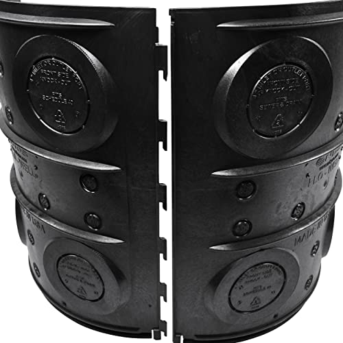 Nds Fwas24 50 Gal. Flo Stormwater Dry Well System Kit With 3 Side Panels & 1 Cover, Ideal For Rainwater Collection, Black #TOP5