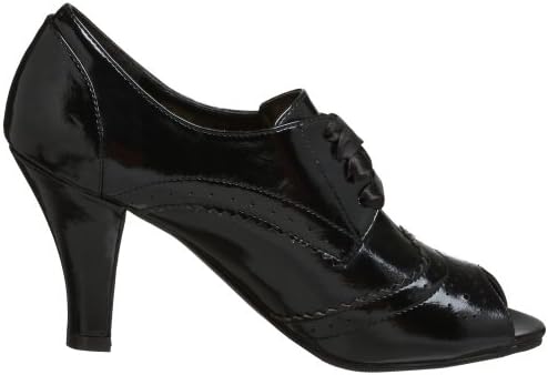 Madden Girl Women's Rileigh Patent Hi Heel Oxford,Black,9 M | Image 5