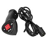Winch Controller,3 Pin Male Plug Electric Winch Remote Control Controller with 9.2ft Cable for Car Off Road Vehicle