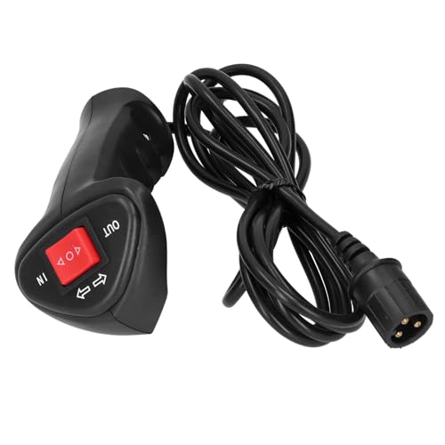 Winch Controller,3 Pin Male Plug Electric Winch Remote Control Controller with 9.2ft Cable for Car Off Road Vehicle