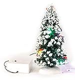 Inhalt: 1 Stück VBS LED Tannenbaum-Deko Miniatur Winter-Landschaft Weihnachten Wechsellicht