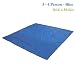 Weanas Multipurpose Waterproof Tent Tarp Footprints Outdoor Camping Shelter Canopy Cover Blanket Mat (Blue 7x7 ft)