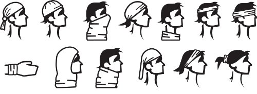 Máscara Solar Balaclava Touca Ninja Tube Neck Bandana Gorro Lenço Pescaria Corrida Aulas de Campo Ca