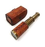 Mini Pirate Spyglass Telescope Brass Collapsible Hand Telescope Vintage Telescope Pirate Decor Brass