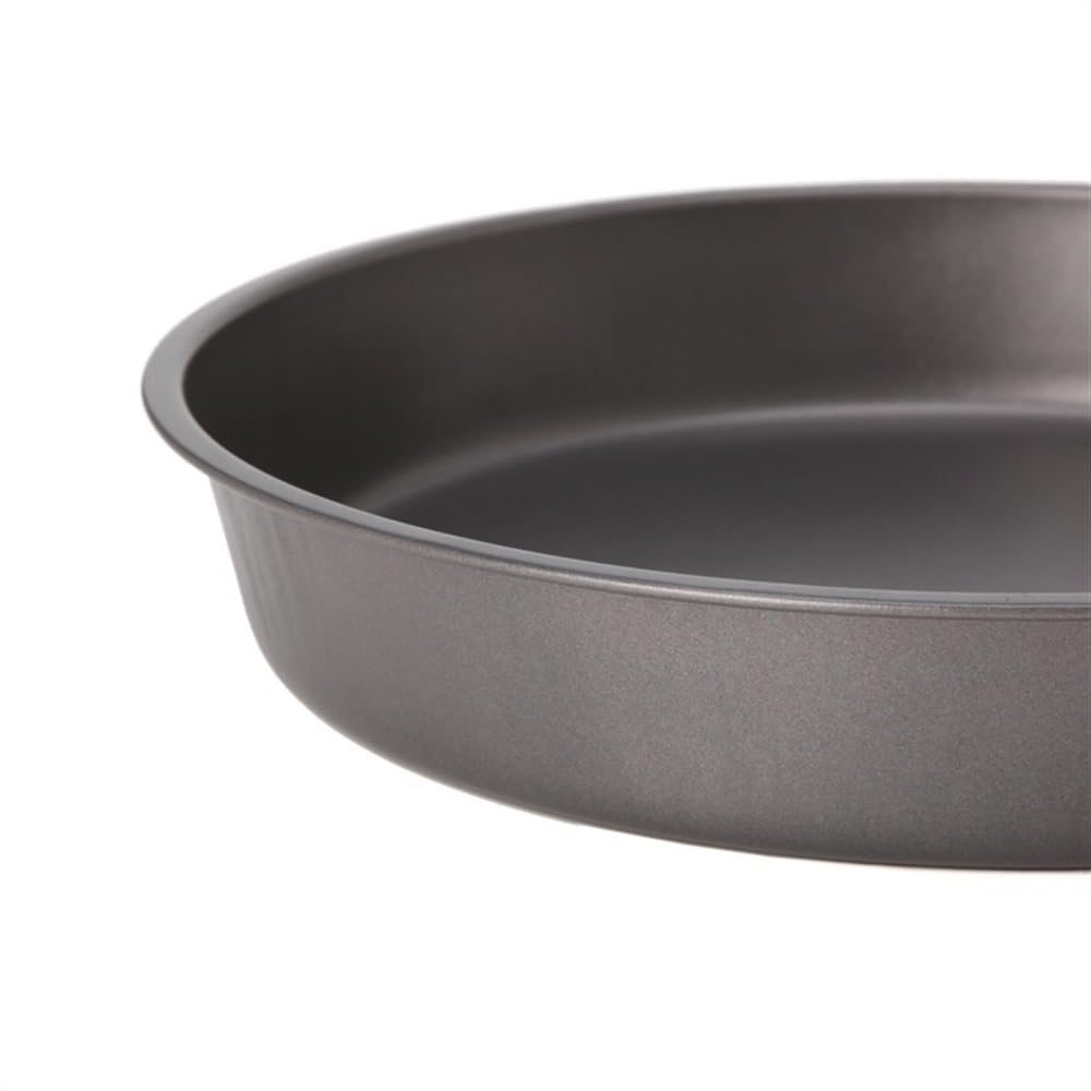 Piatto per Pizza, teglia Rotonda per Pizza, teglia Antiaderente per Torta, utensile da Cucina, 24 cm, Acciaio, Acciaio per Pizza (22 cm) (24 cm)