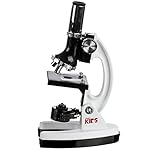 AmScope-M30-ABS-KT2-W-WM-1200X-52-pcs-Kids-Student-Beginner-Microscope-Kit-with-Slides-LED-Light-Storage-Box-and-Book-The-World-of-The-Microscope-White