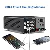 DC Power Supply, Bench Power Supply with Output Enable/Disable Button, Adjustable Power Supply with Precise Encoder Knobs, Variable Power Supply with USB & Type-C Quick-Charge Interface (0-30V 0-10A)