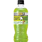 サントリー ボス BOSS クラフトボス アロエ＆キウイ果汁入り ビタミンB6 クエン酸 熱中症対策 500ml×24本