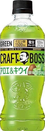 （05:30時点） サントリー ボス BOSS クラフトボス アロエ＆キウイ果汁入り ビタミンB6 クエン酸 熱中症対策 500ml×24本