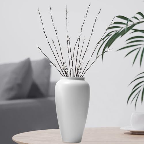 Saule chatte artificiel sans perte de bourgeons | 6 Branches pussywillows durables