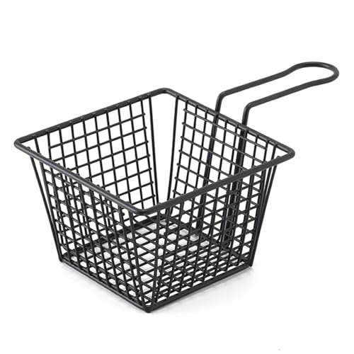 Cesta para Freidora MOPFOL con Manija, Estructura de Acero Inoxidable 304, Drenaje Eficiente de Aceite para Uso en Restaurantes y Cocinas Caseras, 12.5 cm miniatura 1