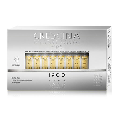 Crescina 1900 anti-chute cheveux homme traitement repousse 20 ampoules Labo