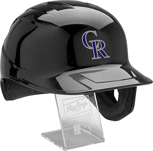 Rawlings Mlbmr-Col Casco de béisbol, Hombres, Morado y Negro, Adulto