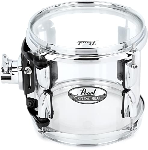Pearl Crystal Beat Mounted Tom - 8 Inches - Ultra Clear