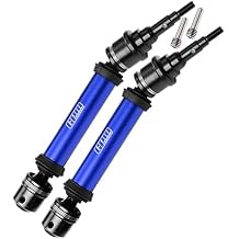 GPM Medium Carbon Steel+6061 Alloy Rear Driveshaft Assembly with 6 Mm Axle for TRAXXAS 1/10 Ford F-150 Raptor R-101076-4