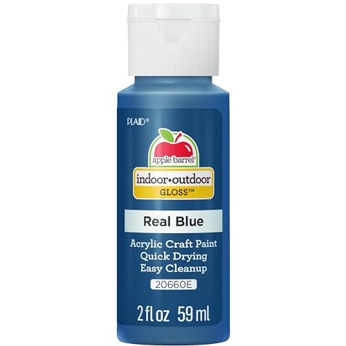 Apple Barrel Gloss Acrylic Paint in Assorted Colors (2-Ounce), 20660 Real Blue