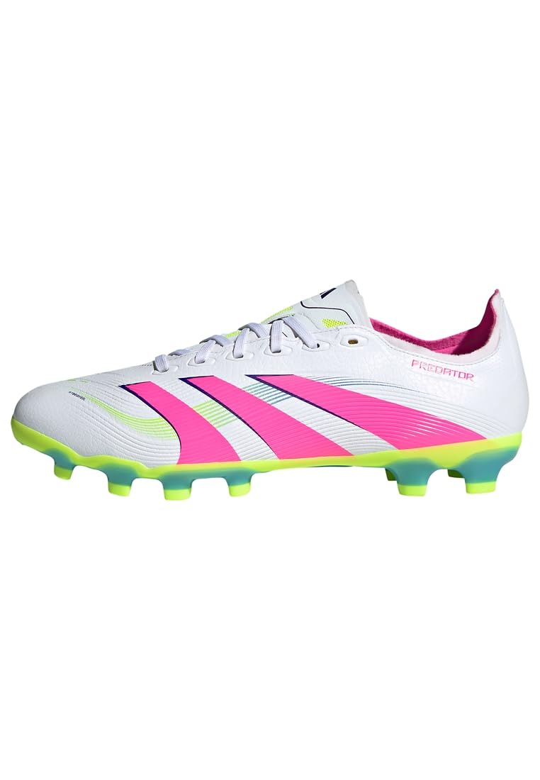 adidas Performance Predator League MG Stealth Victory weissrosagelb, 42 2/3 Unisex