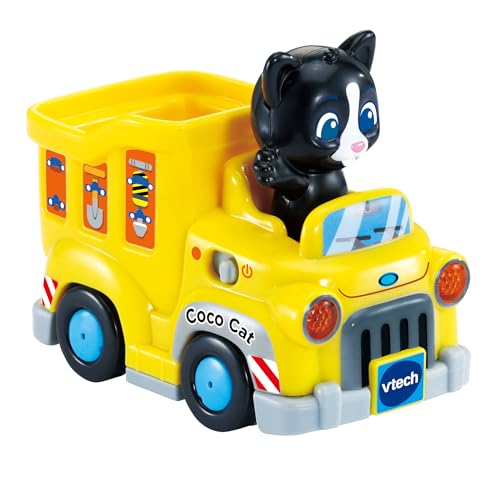 VTech Toot-Toot Drivers Coco Cat the Builder, Interactive Toddlers Toy, Pretend Play with Lights and Sounds, Gift For Ages 12 Months, 2, 3, 4+ Years, English Version