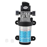 Garosa Mikroelektryczna Pompa Membranowa Samozasysająca 24 V DC 100 W, 7 L/min, 60 M Podnoszenia, z Wentylatorem Chłodzącym, do Oprysków Przemysłowych i Rolniczych W Gospodarstwie