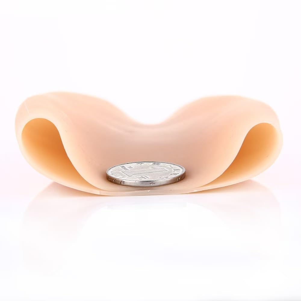 Cuscinetti for potenziamento del polpaccio in silicone,1 paio maniche copri cicatrice