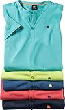 LERROS Herren Serafinoshirts, 5er Pack, Herrenshirts aus 100% Baumwolle, Moderne Basic T-Shirts, lässiges Oberteil für Männer, sportliche Herrenbekleidung, Gr. M - 3XL