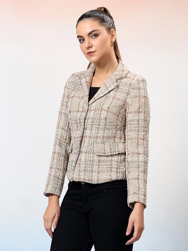 Image of KOTTY Bold & Beautiful Women's Solid Color Blazer - The Ultimate Style Statement