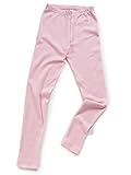 HERMKO 26720 Kinder Leggings in Ringeloptik Made in EU, Größe:116, Farbe:Rosa Ringel