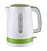 Triomph ETF1793 Bouilloire Électrique, 225 x 160 x 230 mm 2200 W, 1.7 liters Blanc/Vert