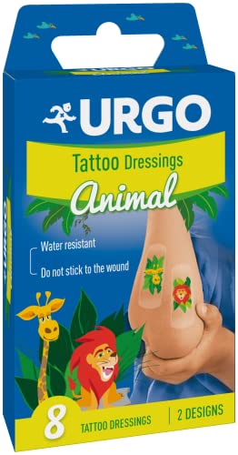 Urgo - Animal Kids - Apósitos infantiles con diseños divertidos - Caja con 8 apósitos
