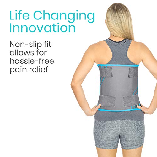 Arctic Flex Ice Pack For Injuries (4 In 1) - Large Reusable Cold Or Hot Gel Wrap, Flexible, Soft For Back, Knee, Shoulder, Ankle, Back And Elbow - Cooler Compress Therapy - Adults, Women, Men #TOP6
