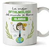 ☕ TAZAS PERSONALIZADAS DE CERÁMICA DE ALTA CALIDAD para OFTALMÓLOGA! Nuestras tazas personalizables son resistentes tanto al microondas como al lavavajillas. Para que la taza perdure como un recuerdo original para siempre! Color blanco, 11 oz / 330 ml.