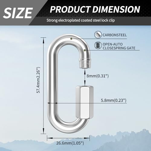 1/4" Chain Quick Links