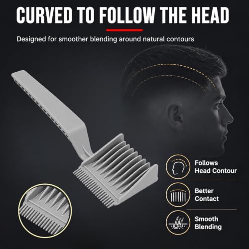 Image of 4 Pcs Hair Cutting Comb Set, Fade Haircut, Trimmer Comb for Barber Use