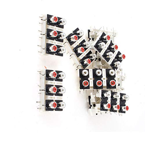 Accesorios Audio y Video 6 Conectores RCA Hembra 10 pcs miniatura 1