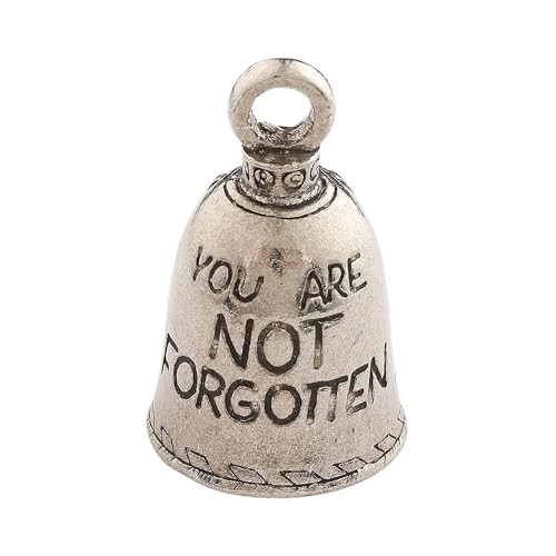Image of Guardian Bell Good Luck Bell w /Keyring & Black Velvet Bag | Motorcycle Bell | Lead-Free Pewter | Made in USA