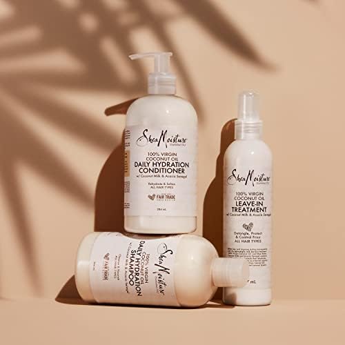 SheaMoisture 100% Virgin Coconut Oil Leave In Treatment for all hair types / silicone free 236 ml