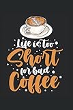 Notizbuch : Kaffee, Cappucino, Kaffeeliebhaber, Barista: 120 Seiten liniert - Notizbuch, Skizzenbuch, Tagebuch, To Do Liste, Zeichenbuch, zum planen, organisieren und notieren.