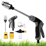 Powerjet Pistolet haute pression, Nettoyeur Turbo pour Tuyau d'Arrosage avec accessoires, Buse haute pression Waterblitz pour tuyau d'arrosage de jardin Pour arrosage de jardin, lavage de voiture