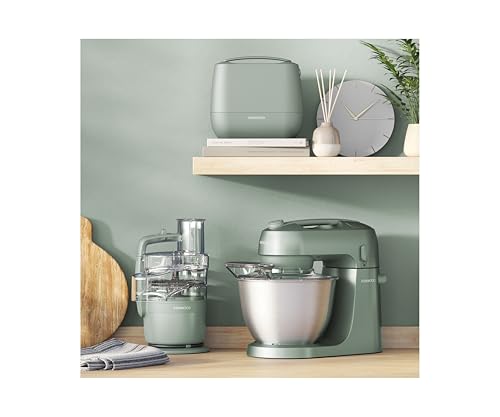 Kenwood Multipro Compact – Robot Da Cucina Multifunzione Con Express Serve, Lama In Acciaio Inox, Dischi Affetta E Grattugia, Funzione Pulse, Verde Eucalipto (FDP23.140GR) - 5