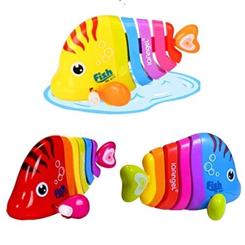 Right-o-Value Wind-Up Fish Toy | Key Operated Crawling and Wagging Fish | Colorful Clockwork Toy for Kids | Multicolour | Fun Interactive Toy |Gift for Babies | Colorful | Pack of 1 (B0DH2PWCN6) Amazon Price History, Amazon Price Tracker