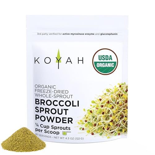 KOYAH Organic Broccoli Sprout Powder