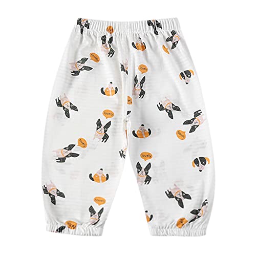 Toddler Boys Girls Baggy Pants Unisex Lightweight Loose Wide Leg Elasic Waist Athletic Trousers Animal Print Pants