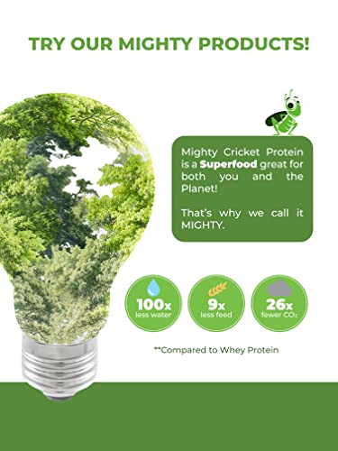 Mighty Cricket 100% Pure Cricket Flour Powder - High Protein, Gluten Free + Dairy Free, 1/4 Lb - Image 6