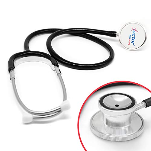 AIESI® Professionele Pediatrische dubbele kop stethoscoop in zwarte kleur DOCTOR BABY SCOPE # Garantie 24 maanden - Image 3