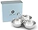 Arthur Court Sand-Cast Aluminum 3 Compartment Olive Pattern Condiment Serving Bowl