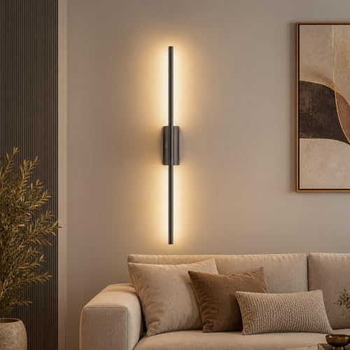 Image of Murphy Glow Line 12W LED Wall Highlighter | 3-in-1 Color Changing (Cool White /Natural White /Warm White) | Premium Black Aluminium Body | Pack of 1 | 2 Year Warranty