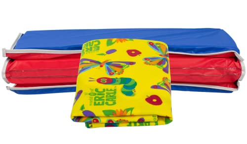 KinderMat + Eric Carle Kinderbundle - Beautiful Butterfly - Full Nap Mat & Washable Cover, Special Edition - 47