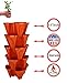 Mr. Stacky 5-Tier Strawberry Planter Pot, 5 Pots